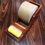 dispenser lakban air/gummed tape alternatif dari kayu jati