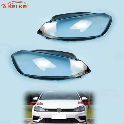 For Volkswagen VW Golf 7.5 2018-2020 Car Headlight Cover Headlamp Shell Lens Clear
