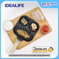 VICTORIUM EGG FRY PAN GRANITE IDEALIFE IL-24B NON-STICK EGG PAN