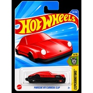 HOT WHEELS KEYCHAIN : PORSCHE 911 CARRERA CLIP
