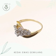 [Kedai Emas Gemilang] 200722 {YS} Vintage Diamond Gold Ring (16)(3.56G) [585 Gold]