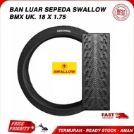 SWALLOW 18 x 1.75 Mini BMX Children's Bike Outer Tire 18" x 175 smooth