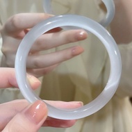 Vòng Tay Mắt Mèo Màu Xám Xanh Bạc Hà Cho Nữ Vòng Tay Mỏng Màu Nước Mịn Màng Màu Bạc Hà Vòng Tay Pha