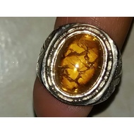 American Diamond (broken thousand) 16x12x5.5mm AlpacaRing 7.5 Rp.000