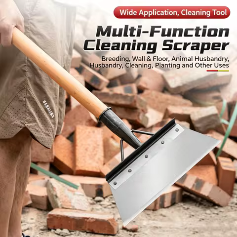 Heavy Duty Metal Weeding Edging Shovel Multifunctional Cleaning Shovel for Trimming Ice Cleaning Man