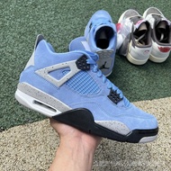 AJ4 University Blue Special Edition LJR Produced Air Jordan 4 AJ4 North Carolina Suede Small TS QSGU
