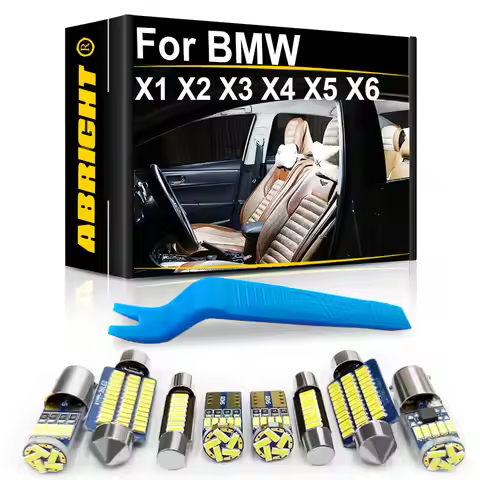 Car LED Interior Canbus Light Kit For BMW X1 E84 F48 X2 F39 X3 E83 F25 X4 F26 X5 E53 E70 F15 F85 X6 
