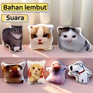 GANTUNGAN [Audio Version]Cute Keychain Cat Meme/Cat Meme Plush Toy Keychain Creative Gifts/Cute Cat 