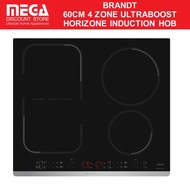 BRANDT BPI164HUX 60CM 4 ZONE HORIZONE INDUCTION HOB