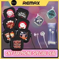 Chinese New Year Special Edition Earphone Gift Printing Gift Cover Present Remax Gift Set Rm550 RM71