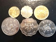 97年回歸紀念幣六枚一套