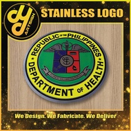 DYD Artsign* (75cm - 120cm) STAINLESS / BRASS / TILES - Engraved Logo