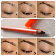 Bylilyus Davis Cosmetics Eyebrow Pencil Black and Brown Davis Orange Per Pcs Durable