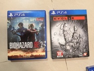 PS4 生化危機2 重製版 Biohazard RE:2  and Evolve 遊戲