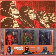 收藏品 美版 非常罕有 猿人地球 NECA 凱撒 Caesar  Conquest of the  Planet of the Apes  Series 3 Pack  SHF mafex John 