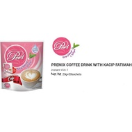 Alicafe Per'cafe kacip fatimah & kolagen (20g×20sachets), berat bersih 400g , 5 dalam 1 minuman kopi