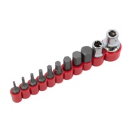 11-Piece Bit And Adapter Set (1/4 Hex 11Pcs)