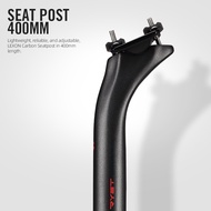 RYET Carbon Seatpost Mountain Bike 31.6/30.9mm Road bike Seat post 27.2mm MTB Carbon fiber seat tube