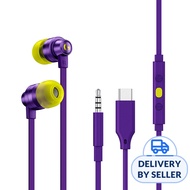 Logitech G333 3.5mm Aux Gaming Earphones With Type-C - Purple