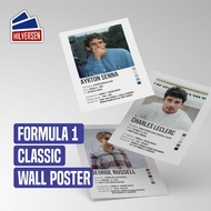 Formula 1 Wall Poster Classic Frame - Classic F1 Wall Poster [Ready Stock] | Hilversen ]