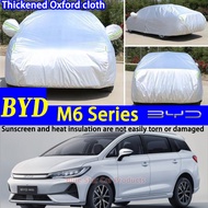 BYD M6 Car Cover 7-seater MPV Business Car Cover Thickened Sunscreen and Rainproof Oxford Car Cover