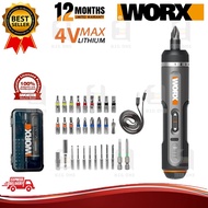 (1 YEAR WARRANTY) WORX WX242 4V CORDLESS SCREWDRIVER USB RECHARGEABLE HAND DRILL CORDLESS DRILL WX-2