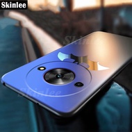 For ZTE Blade A75 5G A75 A55 A35 4G case Luxury Frosted Matte Back Slim Metal Bat Man Non-slip Full 