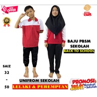 TSHIRT PBSM LENGAN PENDEK PANJANG/ TSHIRT PERSATUAN/PERSATUAN BULAN SABIT MERAH/ PERSATUAN PBSM MALA