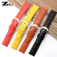 ✳ gloss Light leather watchband genuine leather bracelet 18mm 20mm 22mm watch band Bamboo grain fashion strap bracelet
