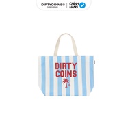 Túi Tote DirtyCoins Canvas Never Try Striped