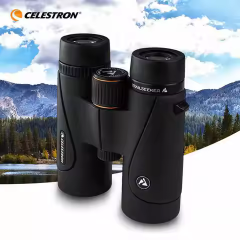 Celestron TrailSeeker 8x42 10x42 Binocular Telescope High-Power Multi-Coated for Hunting Hiking Camp