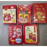 [factory] 5 bags of lucky money 7x10cm 190c, 5 stacks of 38 red envelopes