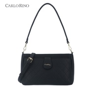 Carlo Rino Black Raina SHoulder Crossbody Bag