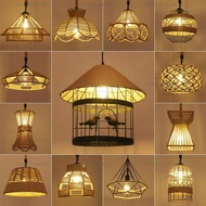 Retro Hemp Rope Pendent Light Creative Cafe/teahouse/restaurant Decorative Chandelier Ceiling Light 