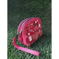 Coin Bag 2 Zips 2 Compartments