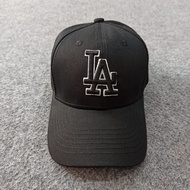 LA Black LWhite Baseball Cap G-664
