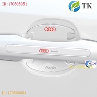 Spot Goods Audi A1a3 A4l A6l Q3 Q5 A4 Transparent Car Door Handle Anti-Scratch Bumper Strip Door Knob Stickers A3 Audi A3 A4 Q7