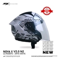 JPX NOVA DOUBLE VISOR FULL MOTIF ORIGINAL PRODUCT