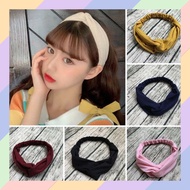 BG06 Headband Striped Knot Twist Fabric Beautiful Color Cute Headband Hair Accessories 27B1