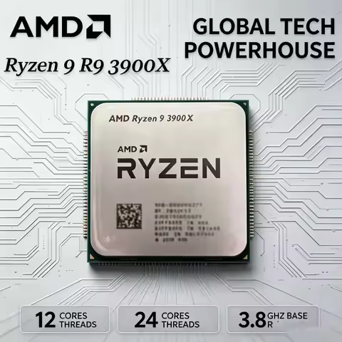 AMD R9 3900X Ryzen 9 3900X Flagship Budget Gaming CPU 12 Core 24 Thread DDR4 AM4 Desktop Processor N
