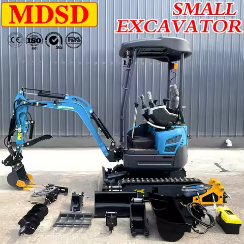 1.8 Ton Mini Excavator For Kubota Engine Micro Digger With Attachment Mini Crawler Excavator With Lo