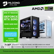 MLOONG Custom Deep Learning/Design/Live Streaming/Gaming/Desktop PC/Build PC | R9 9800X3D RTX 5090