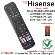 Hisense smart tv remote control EN2G30H 43E6G 50E6G 55E6G 65E6G32A4000G 40A4000G 43A4000G 55A6100G 5