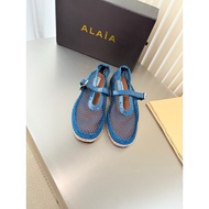 Alaia2026 Women's Early Autumn Fashion New Style Mesh Bucket Flat Shoes