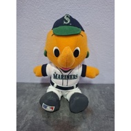 A Mascot Called Sato Chan Who Wears 7-Inch Seattle Mariners Baseball Team.