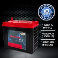EMTRAC PLUS 46B24L (NS60) , 46B24LS (NS60LS) ,46B24RS (NS60S) CAR BATTERY