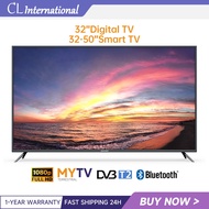 Digital Smart TV 32/40/43/46/50 Inch LED TV Android12 TV Bluetooth/WiFi/YouTube/Netflix/MyTV/DVB-T2