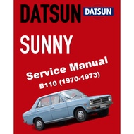 DATSUN 1200 B110 (1970-1973) SERVICE WORKSHOP MANUAL