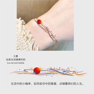 Planet Series Tattoo Stickers Planet French Series Colorful Wrist Tattoos Hot Girls Sweet Cool