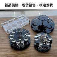 ckened acrylic cup holder two coins 10ml liquor cup holder upside down Maotai cup wine bottle storag